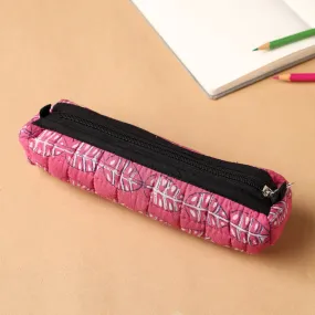 Handcrafted Quilted Cotton Multipurpose Pencil Pouch 16