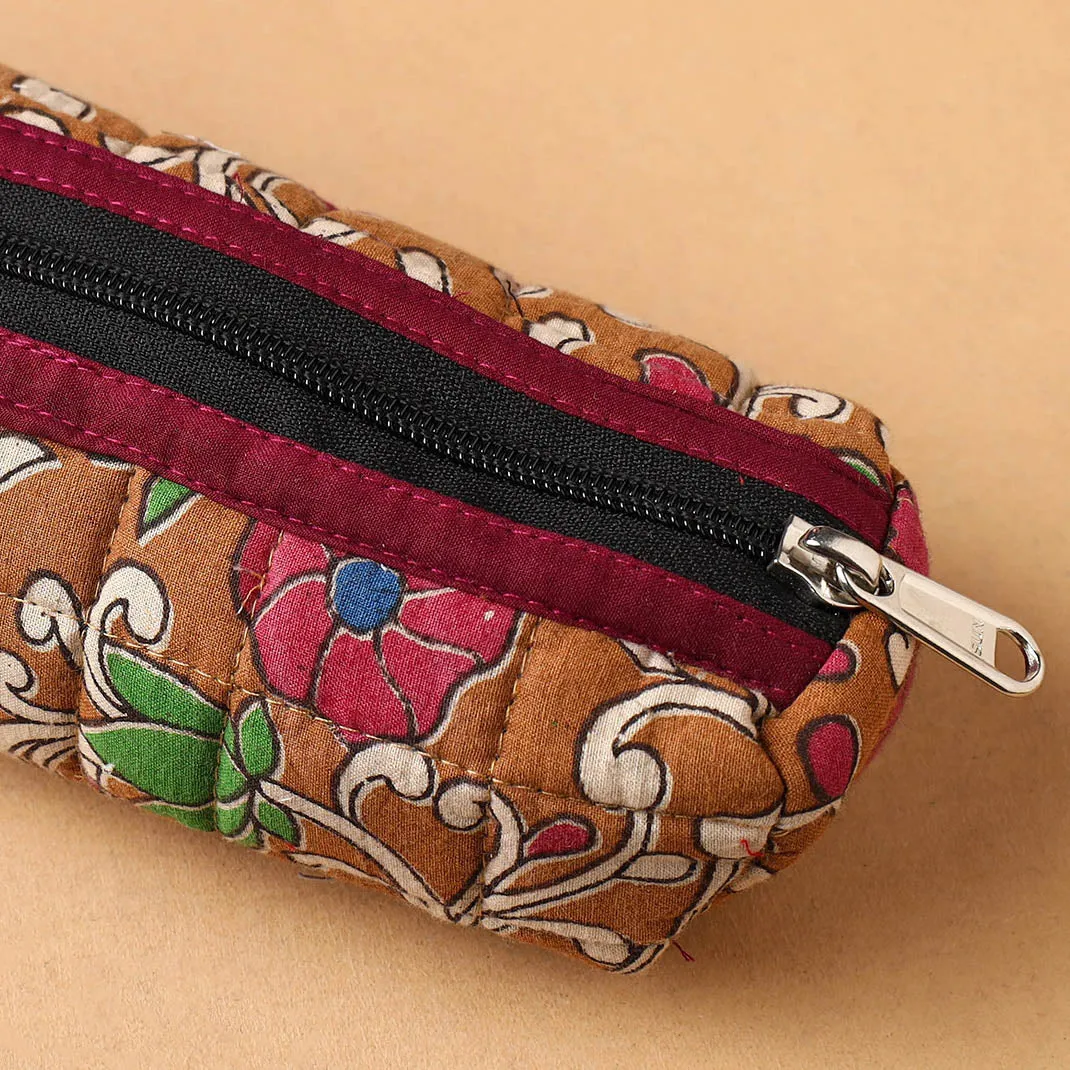 Handcrafted Quilted Cotton Multipurpose Pencil Pouch 20