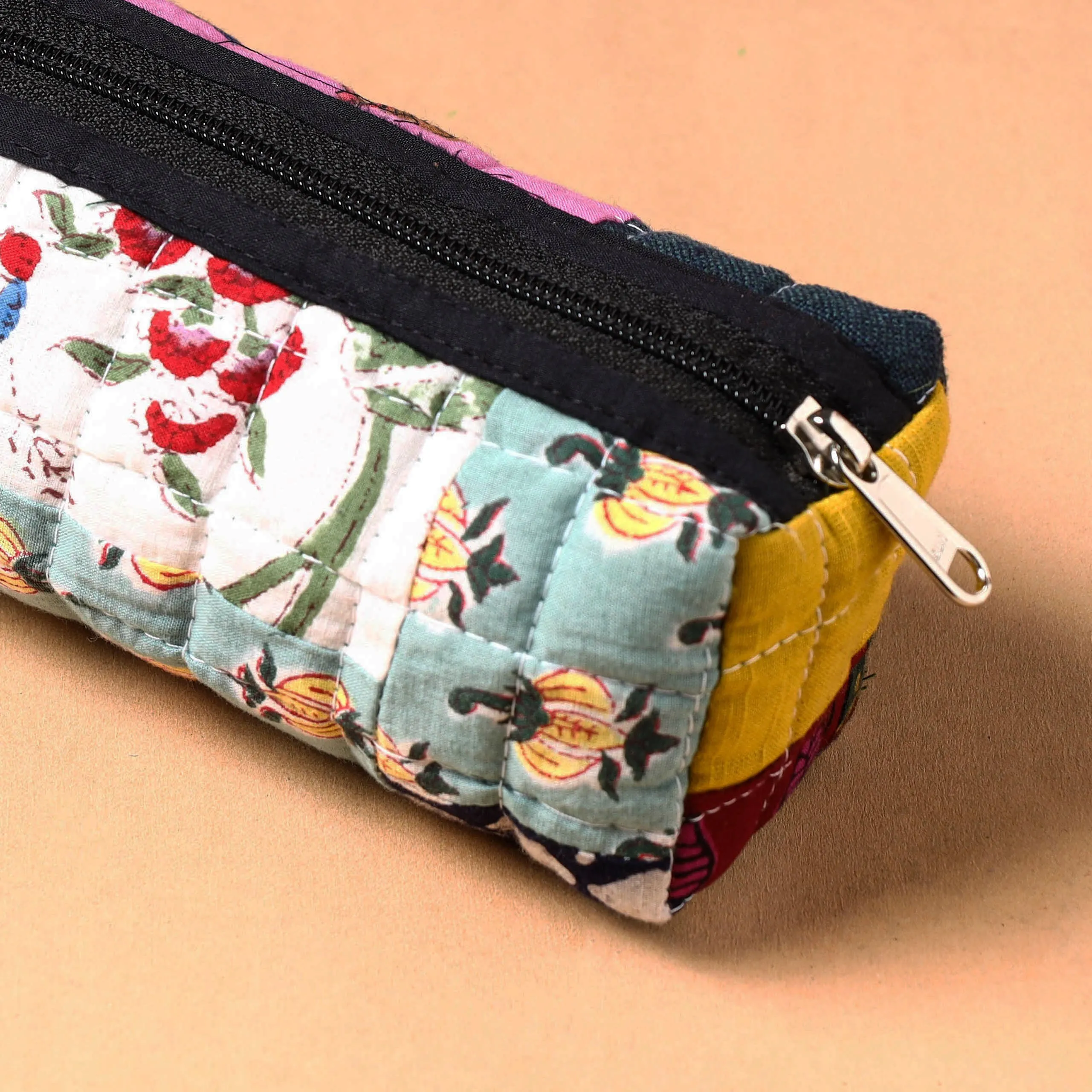 Handcrafted Quilted Patchwork Multipurpose Pencil Pouch 102