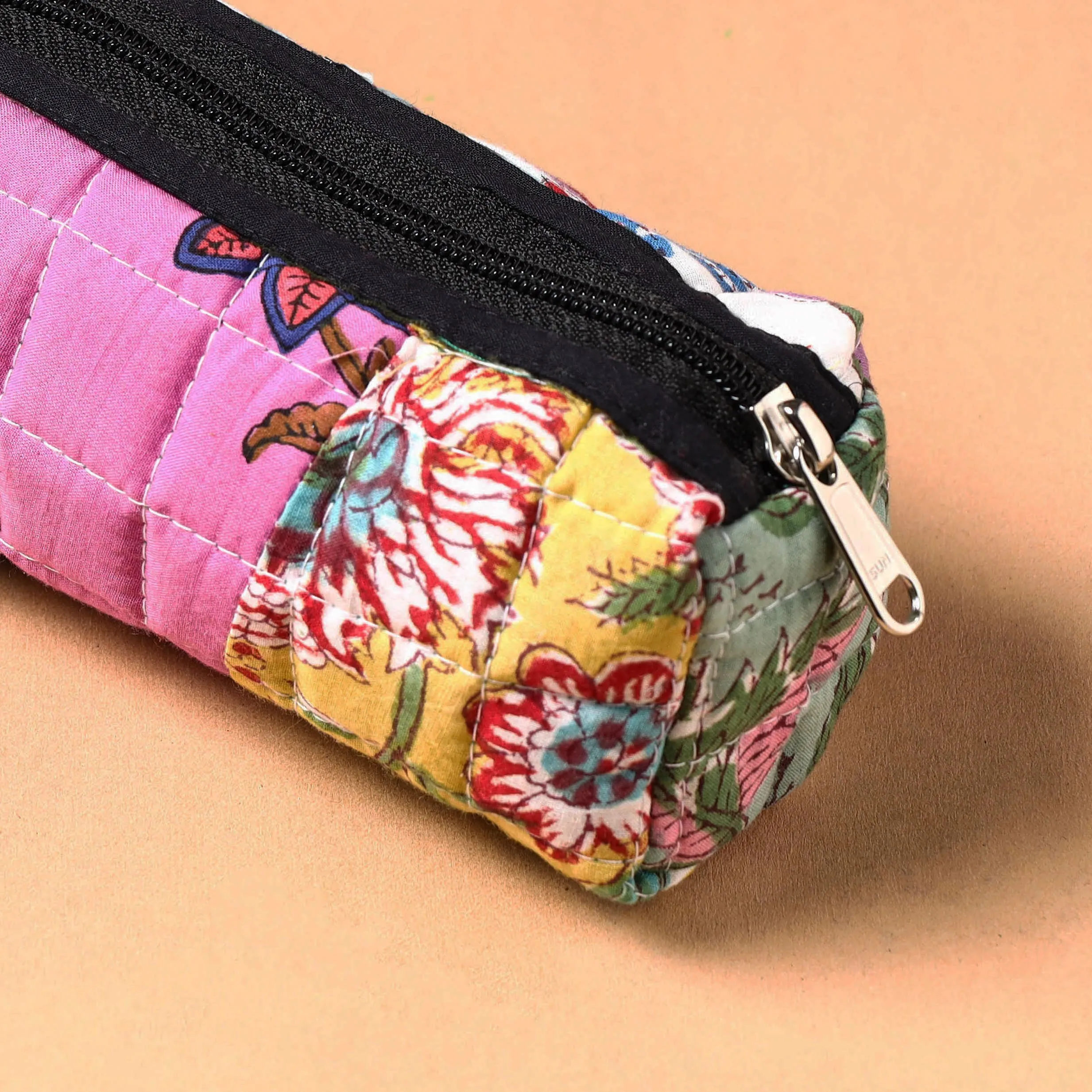 Handcrafted Quilted Patchwork Multipurpose Pencil Pouch 116