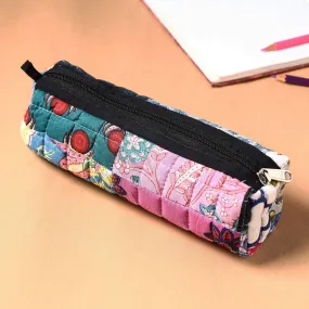 Handcrafted Quilted Patchwork Multipurpose Pencil Pouch 119