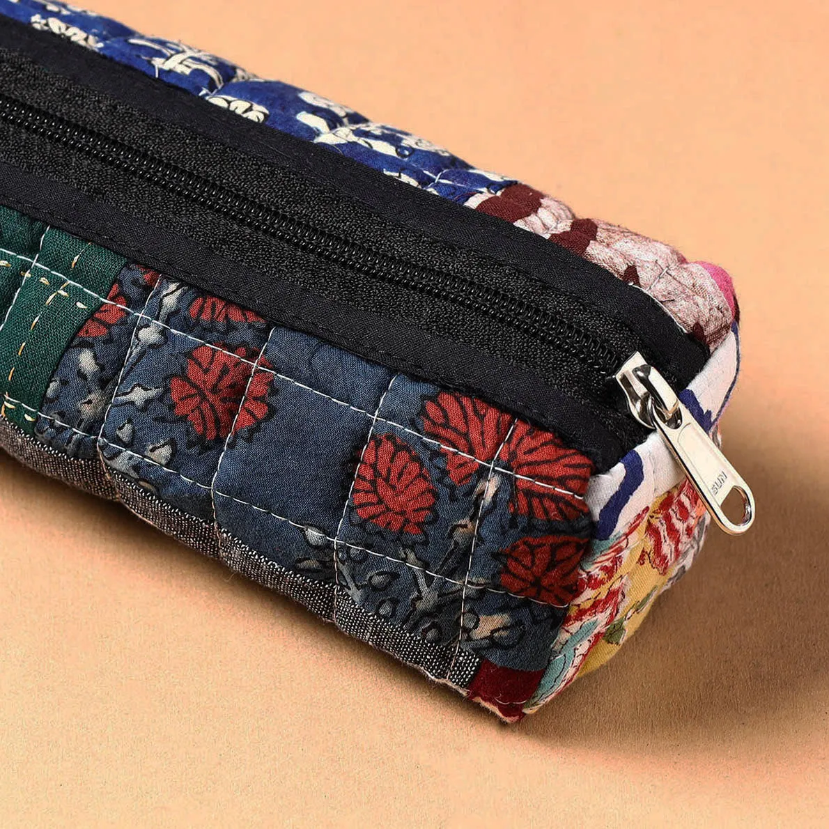 Handcrafted Quilted Patchwork Multipurpose Pencil Pouch 11