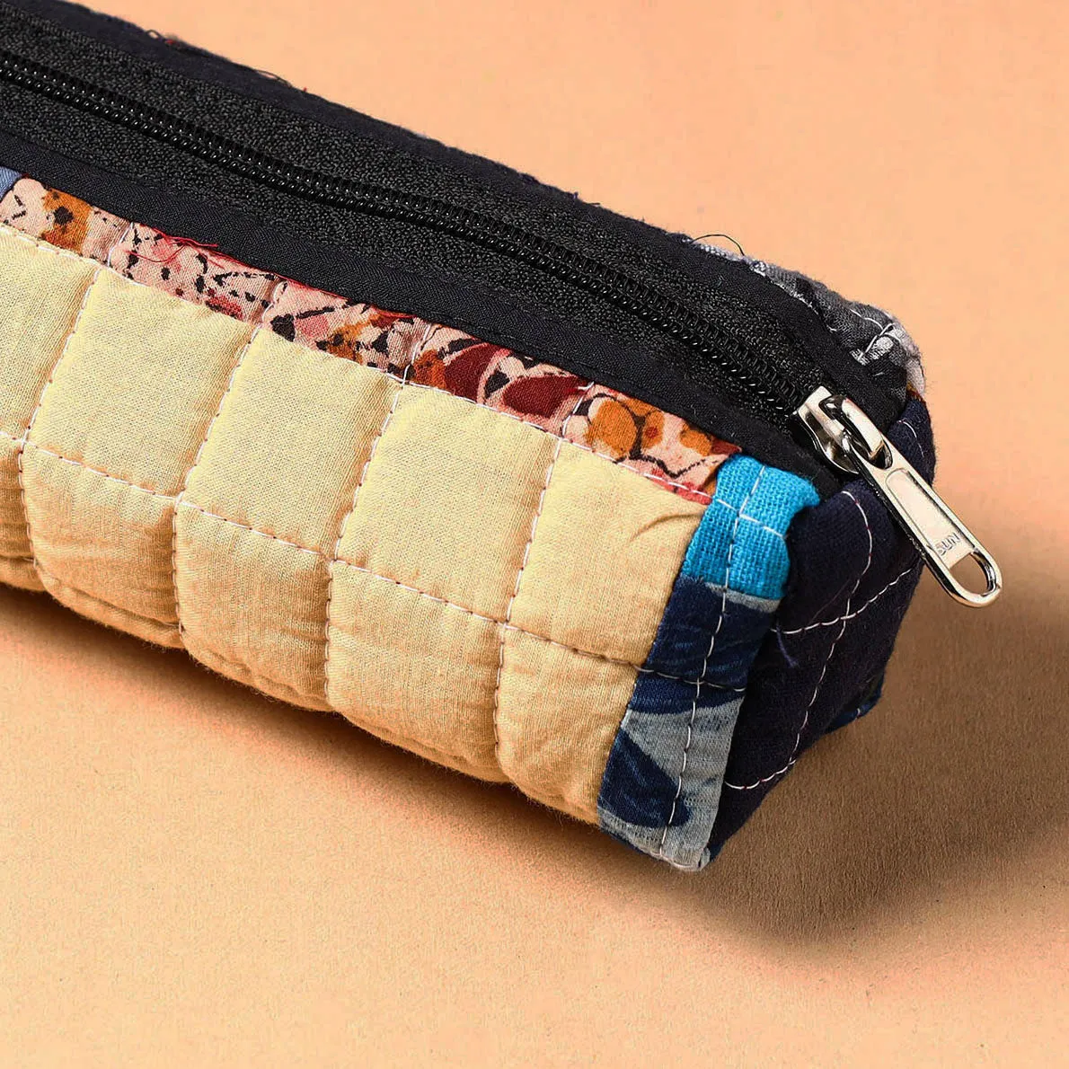 Handcrafted Quilted Patchwork Multipurpose Pencil Pouch 13