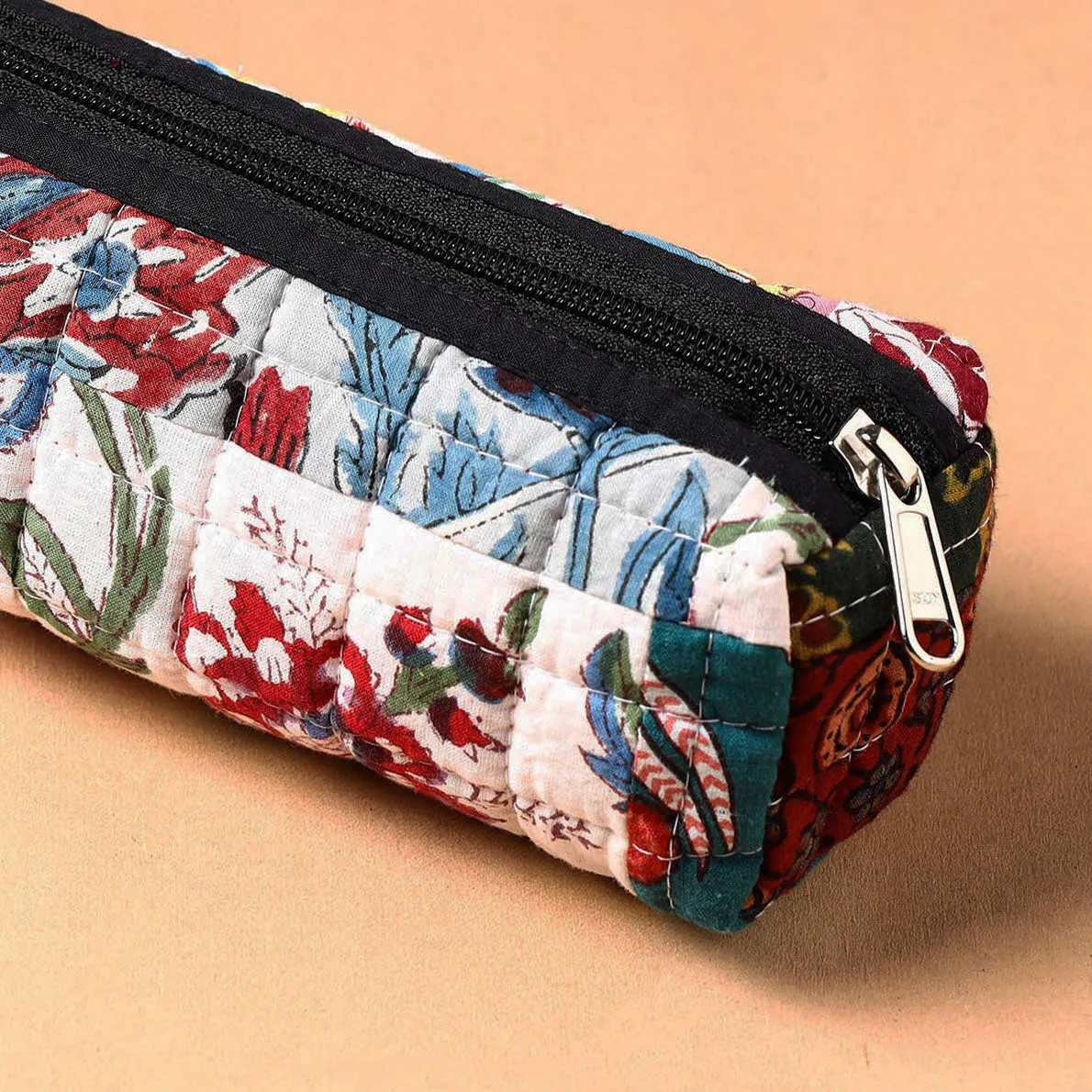 Handcrafted Quilted Patchwork Multipurpose Pencil Pouch 14