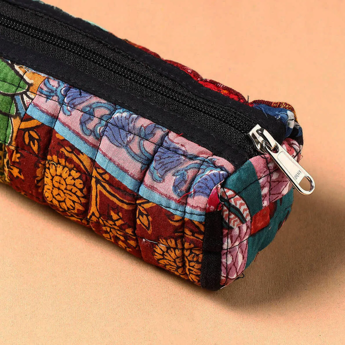 Handcrafted Quilted Patchwork Multipurpose Pencil Pouch 17