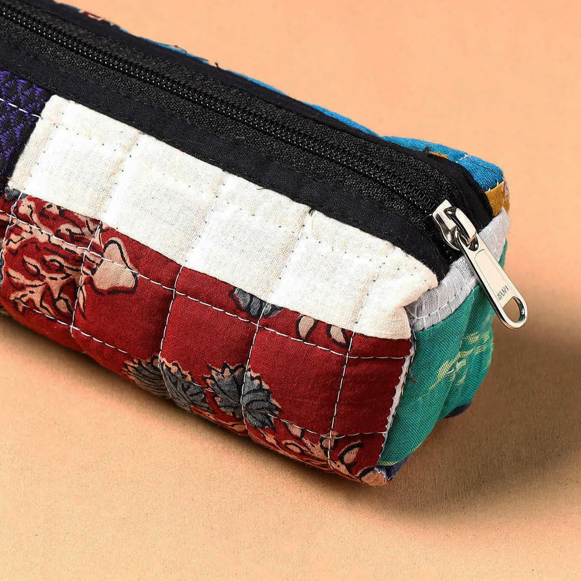 Handcrafted Quilted Patchwork Multipurpose Pencil Pouch 27