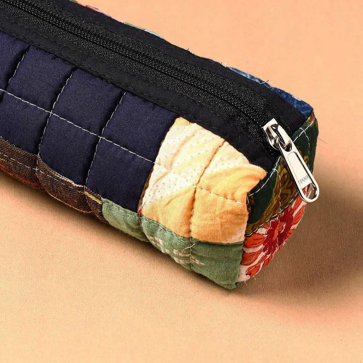 Handcrafted Quilted Patchwork Multipurpose Pencil Pouch 33