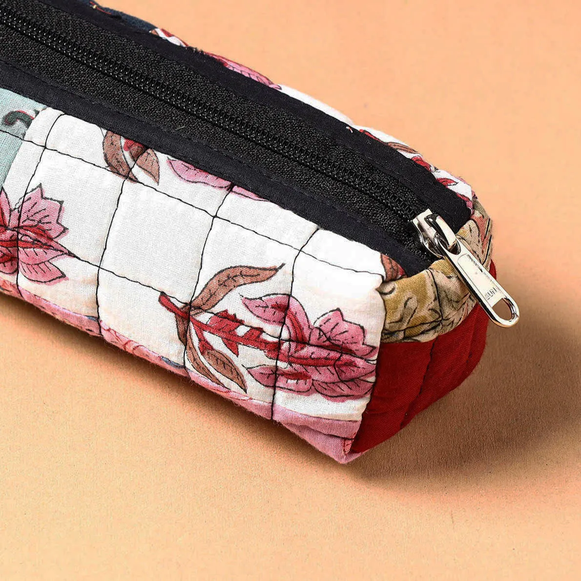 Handcrafted Quilted Patchwork Multipurpose Pencil Pouch 38