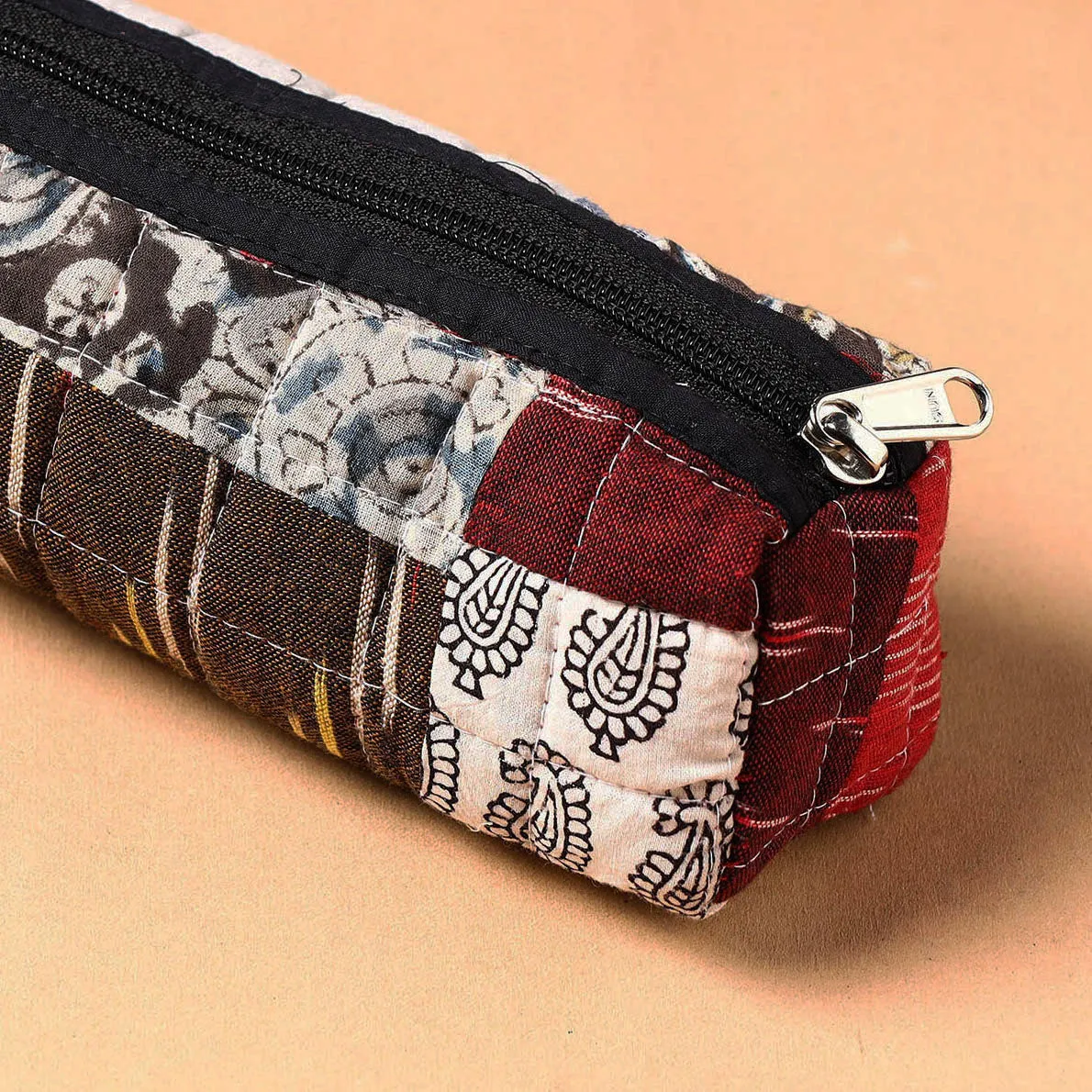 Handcrafted Quilted Patchwork Multipurpose Pencil Pouch 41