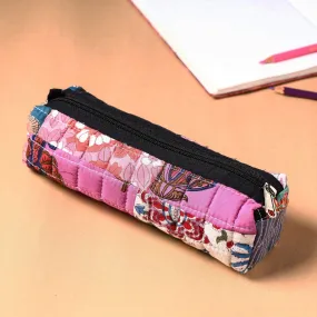 Handcrafted Quilted Patchwork Multipurpose Pencil Pouch 44