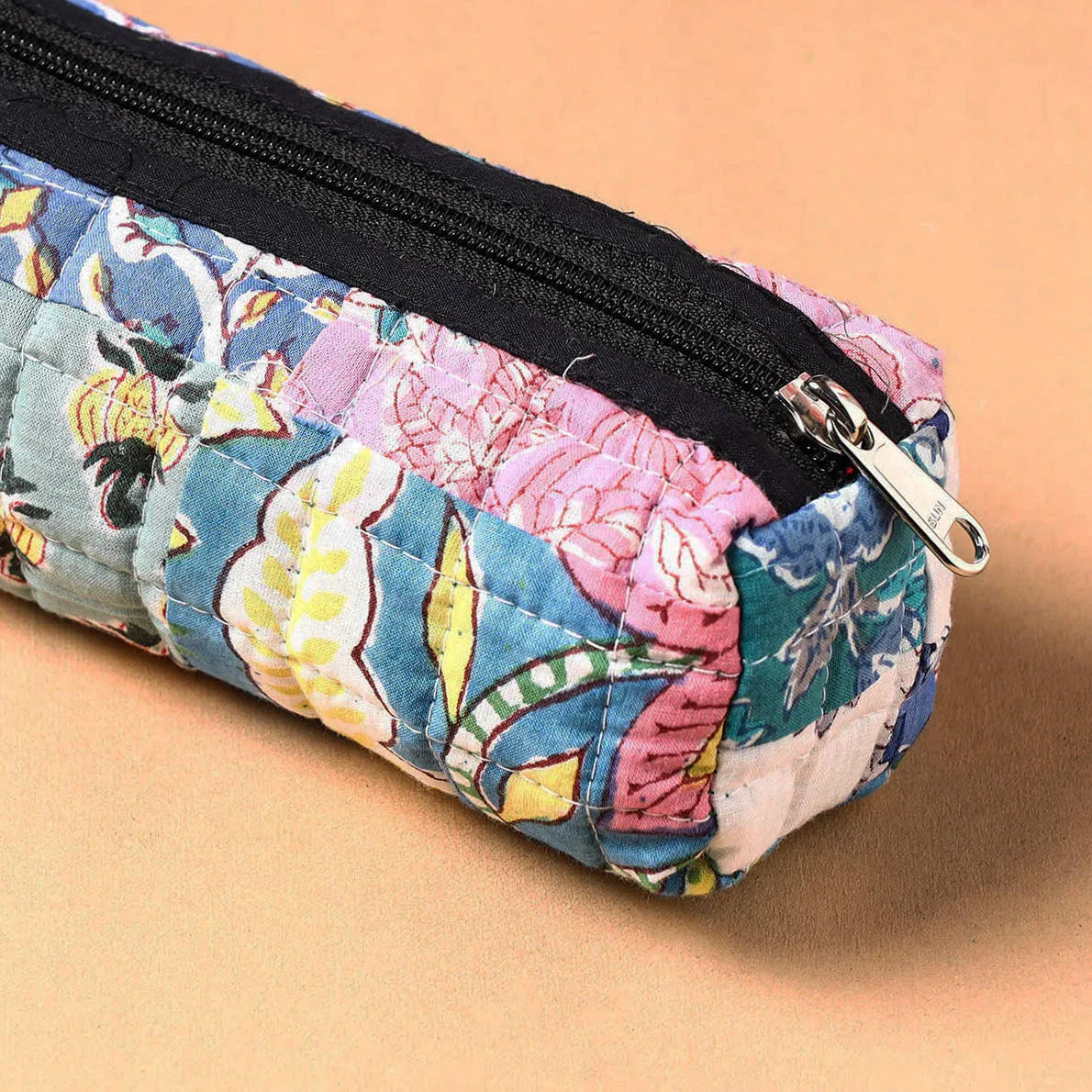 Handcrafted Quilted Patchwork Multipurpose Pencil Pouch 50