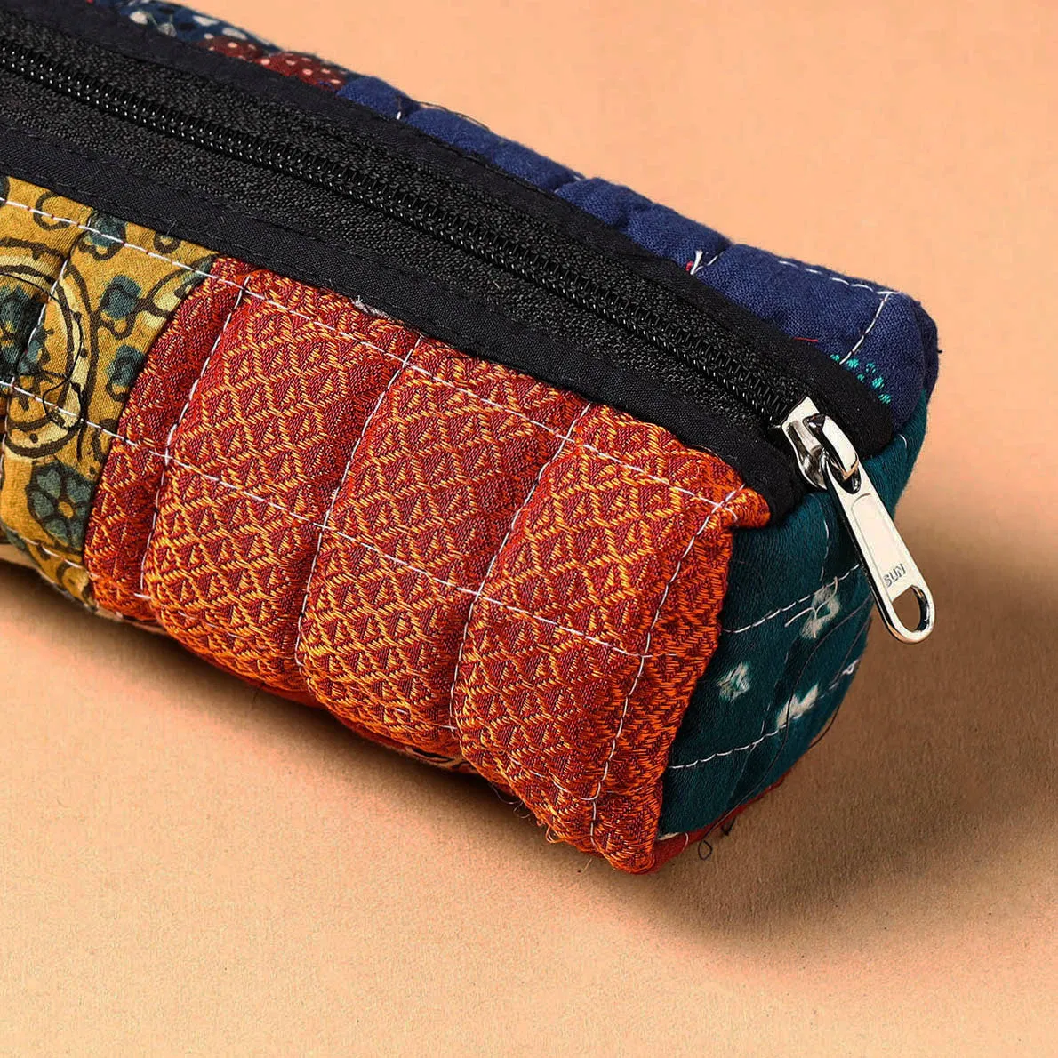 Handcrafted Quilted Patchwork Multipurpose Pencil Pouch 64