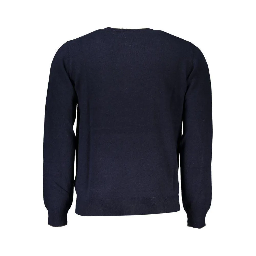 Harmont & Blaine Sophisticated Crew Neck Cashmere Blend Sweater