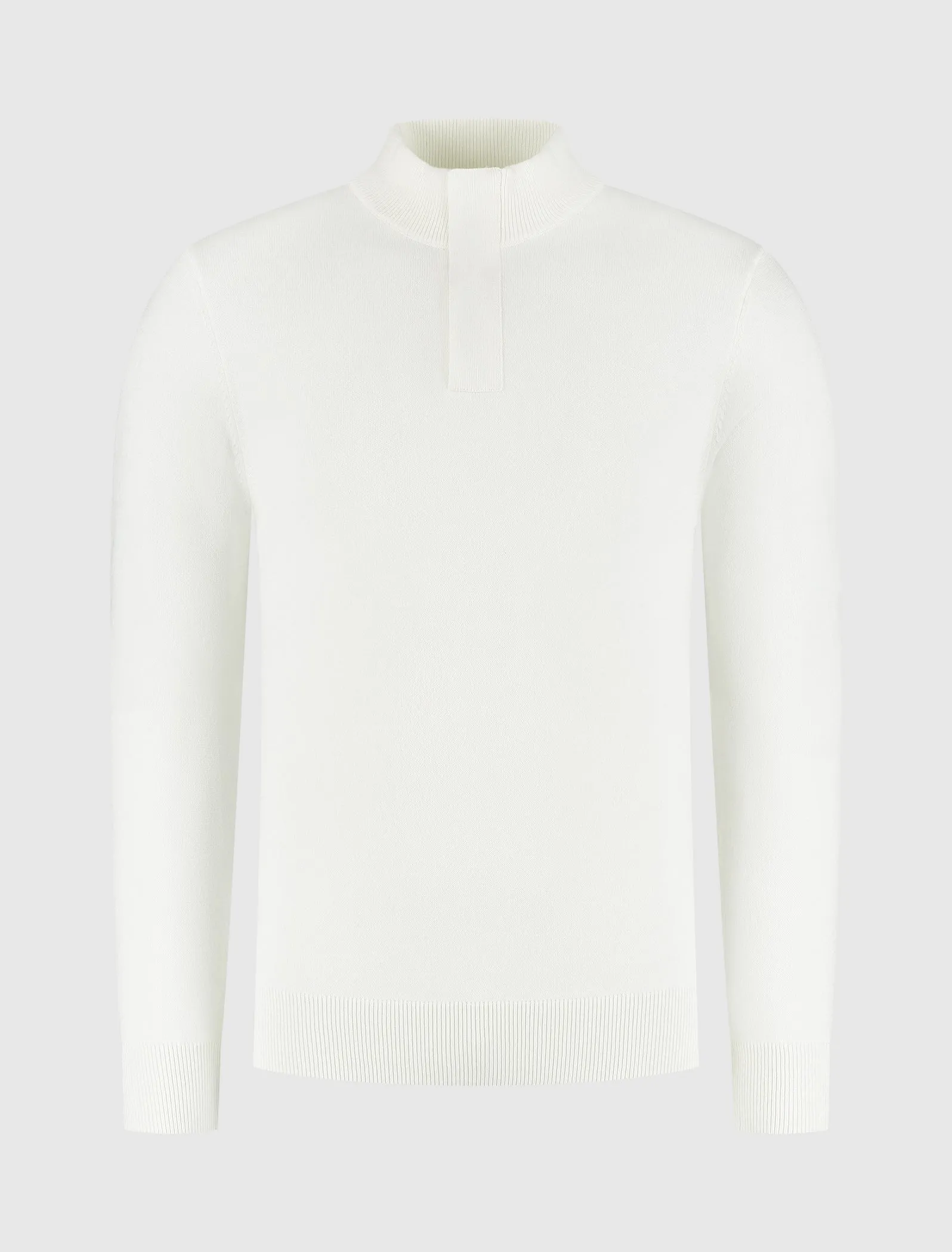 Hidden Halfzip Knitwear | Off White