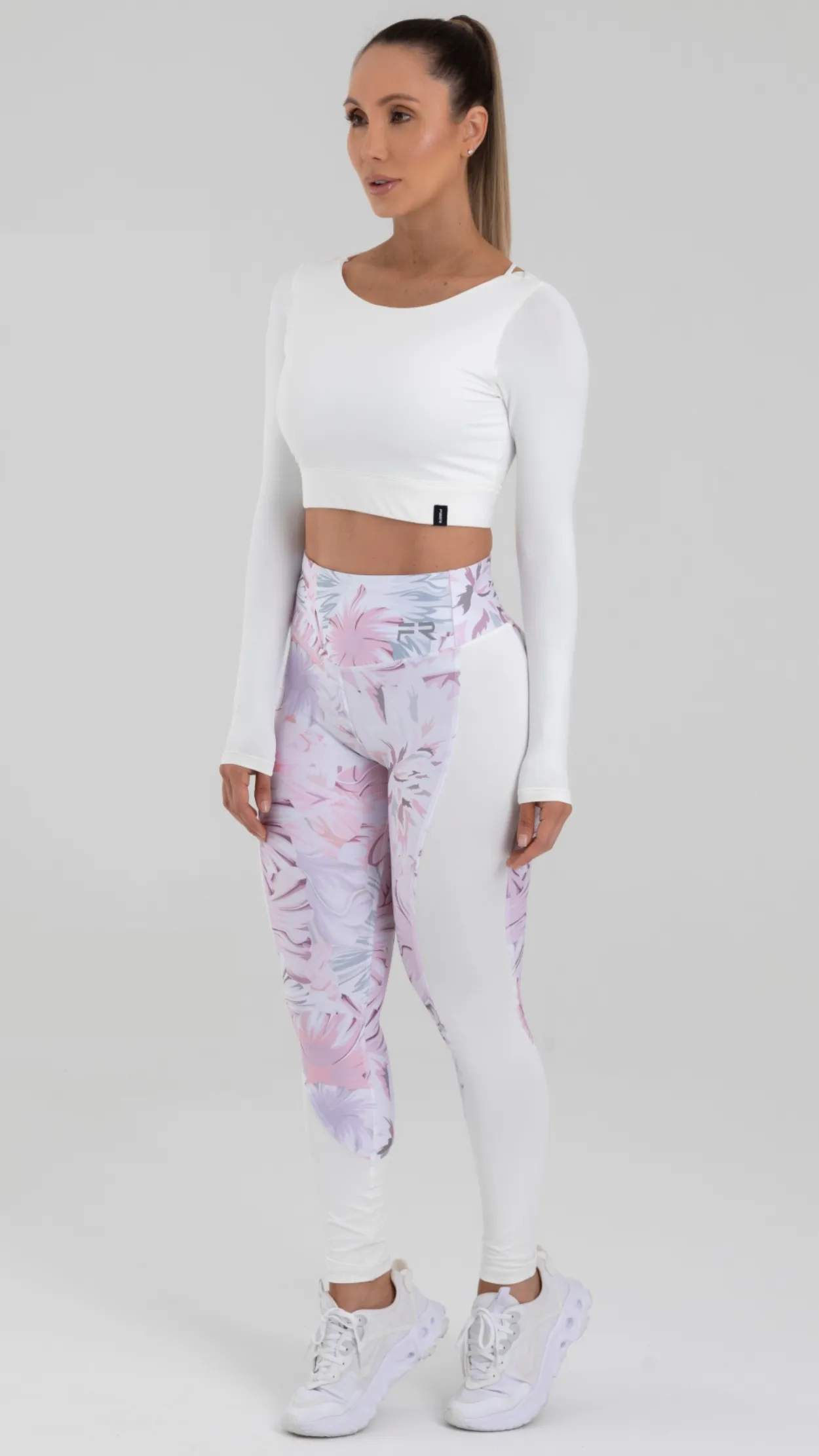 High-Waist Colombian Print Leggings