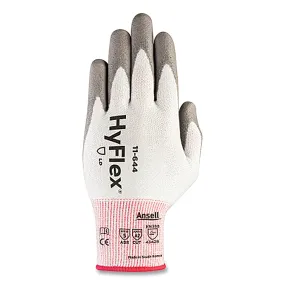 HyFlex® 11-644 Polyurethane Palm Coated Gloves - HYFLEX 11644 WHT CUT/13GA PE W/ GRAY PU CT