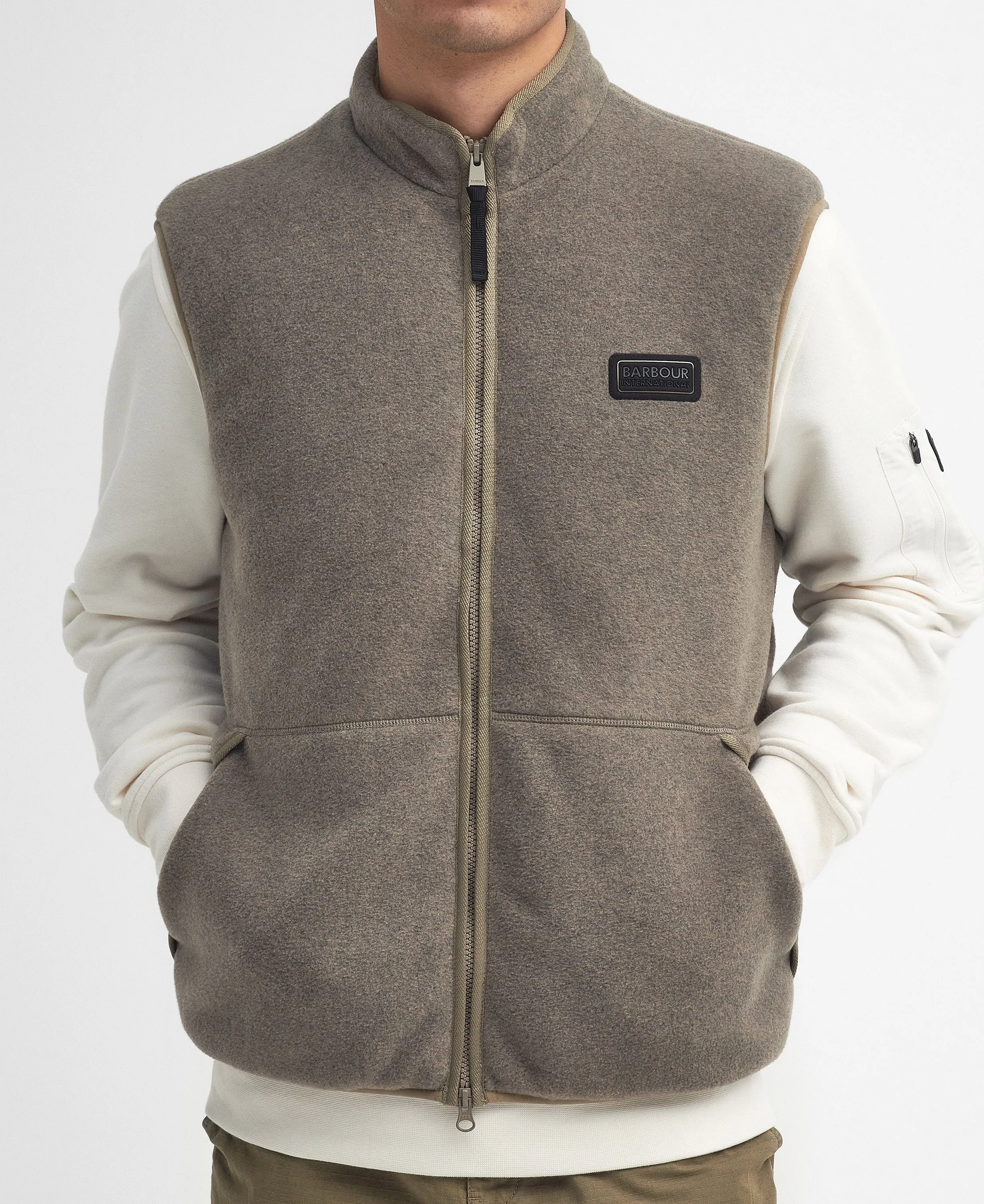 ID24674-Barbour Grey Ellesmere Gilet