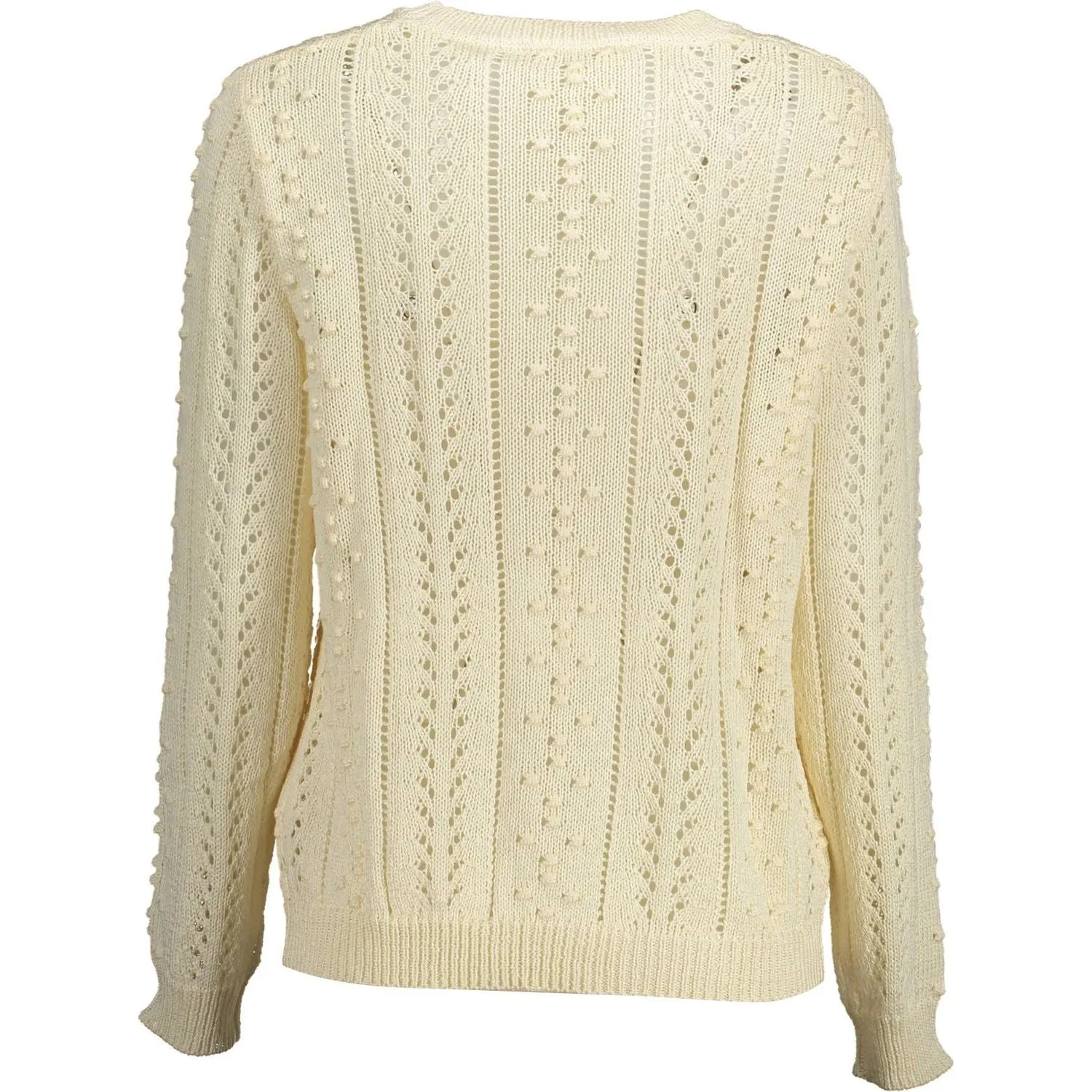 Kocca White Acrylic Women Sweater