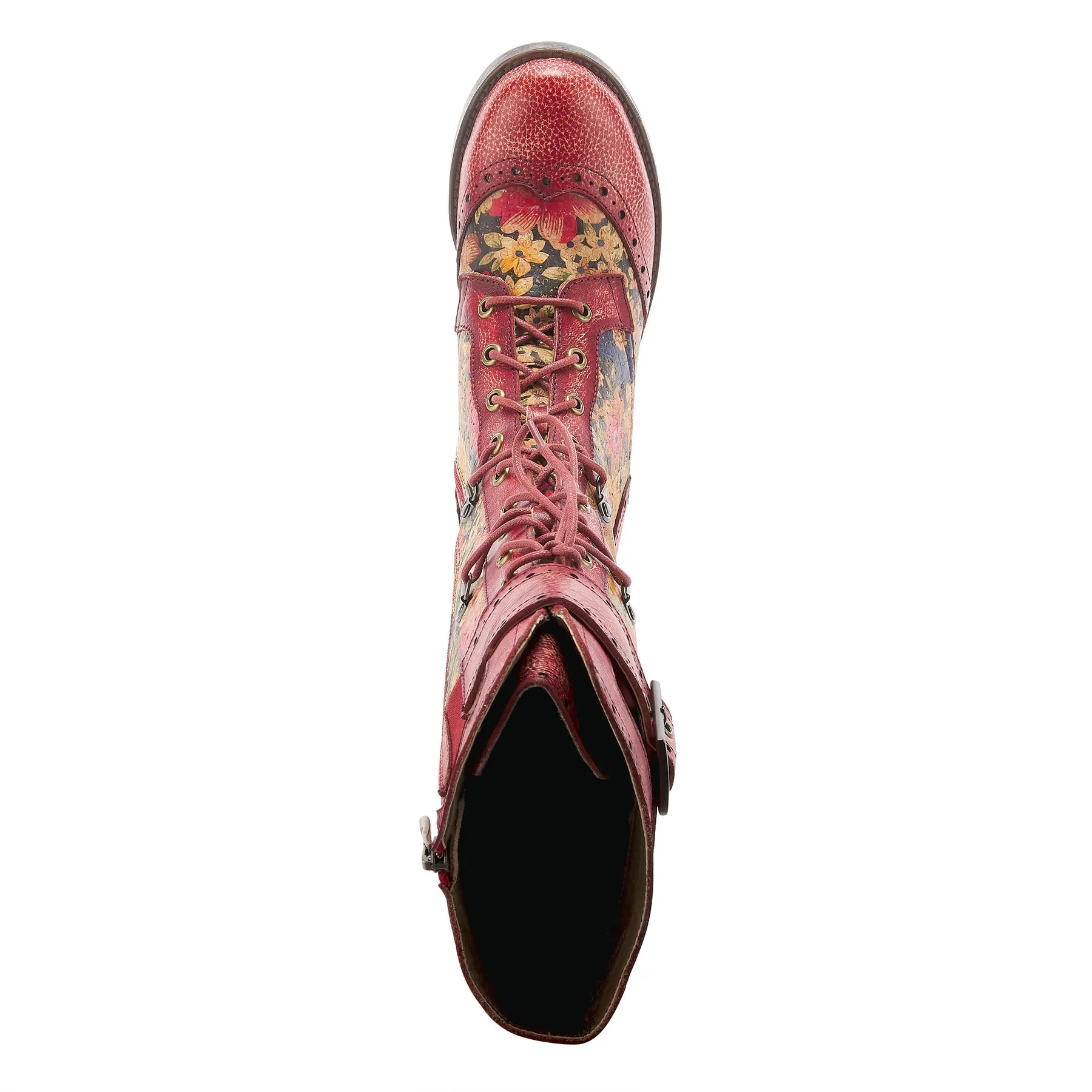 L'ARTISTE KISHA-FLORA RED BOOTS