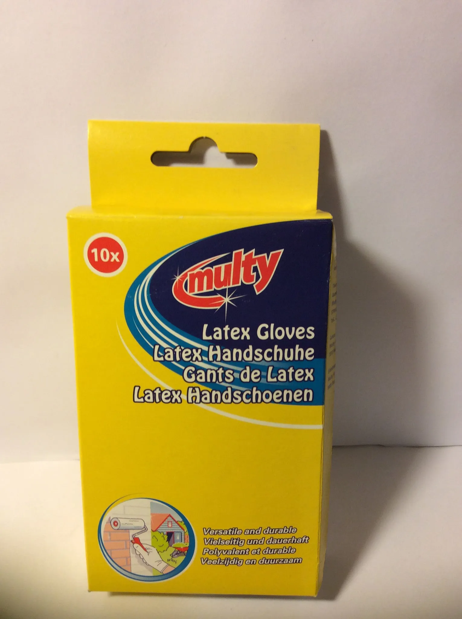 Latex Gloves Medium-10'sX10-20%code-346