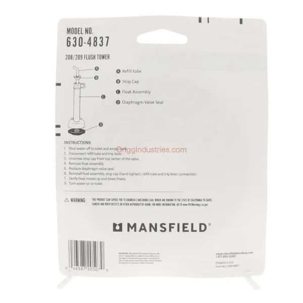 Mansfield Old Style Seal 630-4837