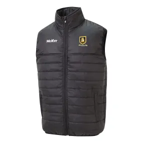 Mc Keever Mourneabbey LGFA Core 22 Padded Gilet - Youth - Black