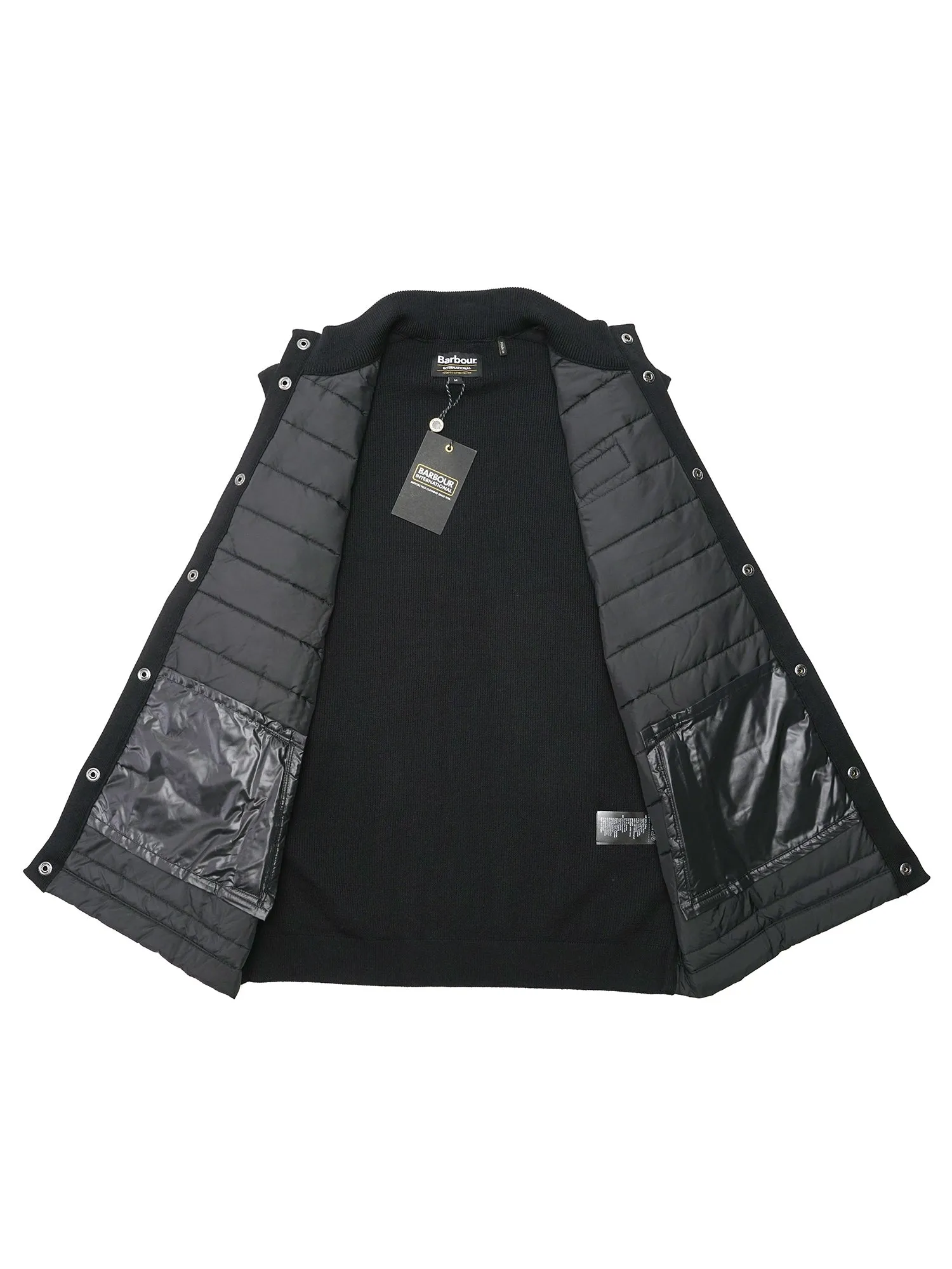 MEN B.Intl Baffle Gilet_BLACK