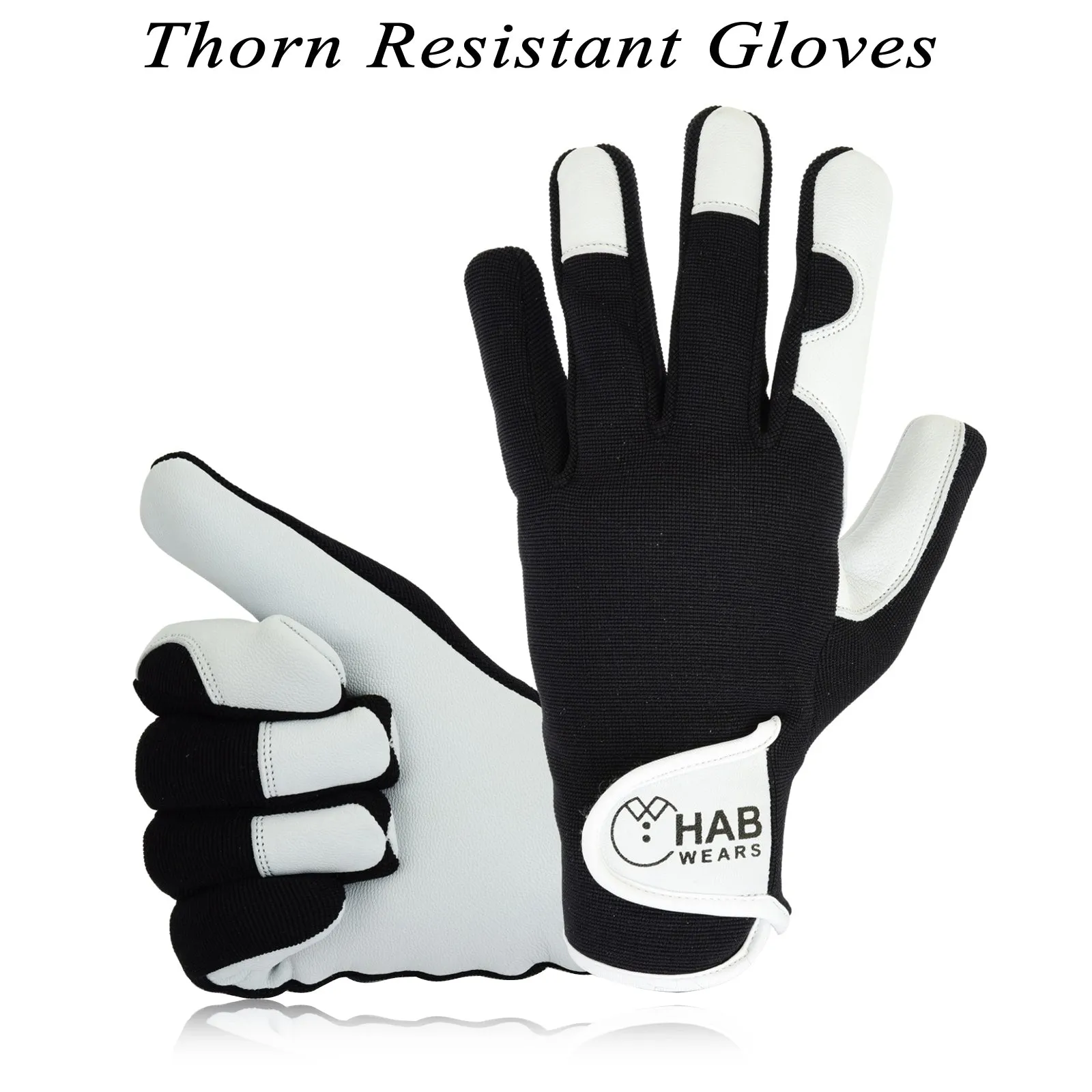 Men Leather Thorn Proof Gardening Glove