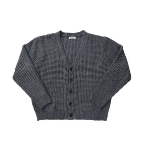 Men's Waffle V-neck Cardigan