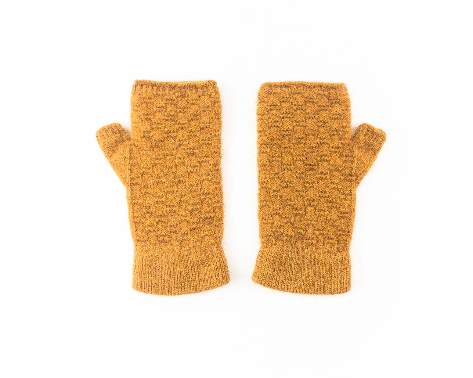 Merino Possum Waffle Mittens