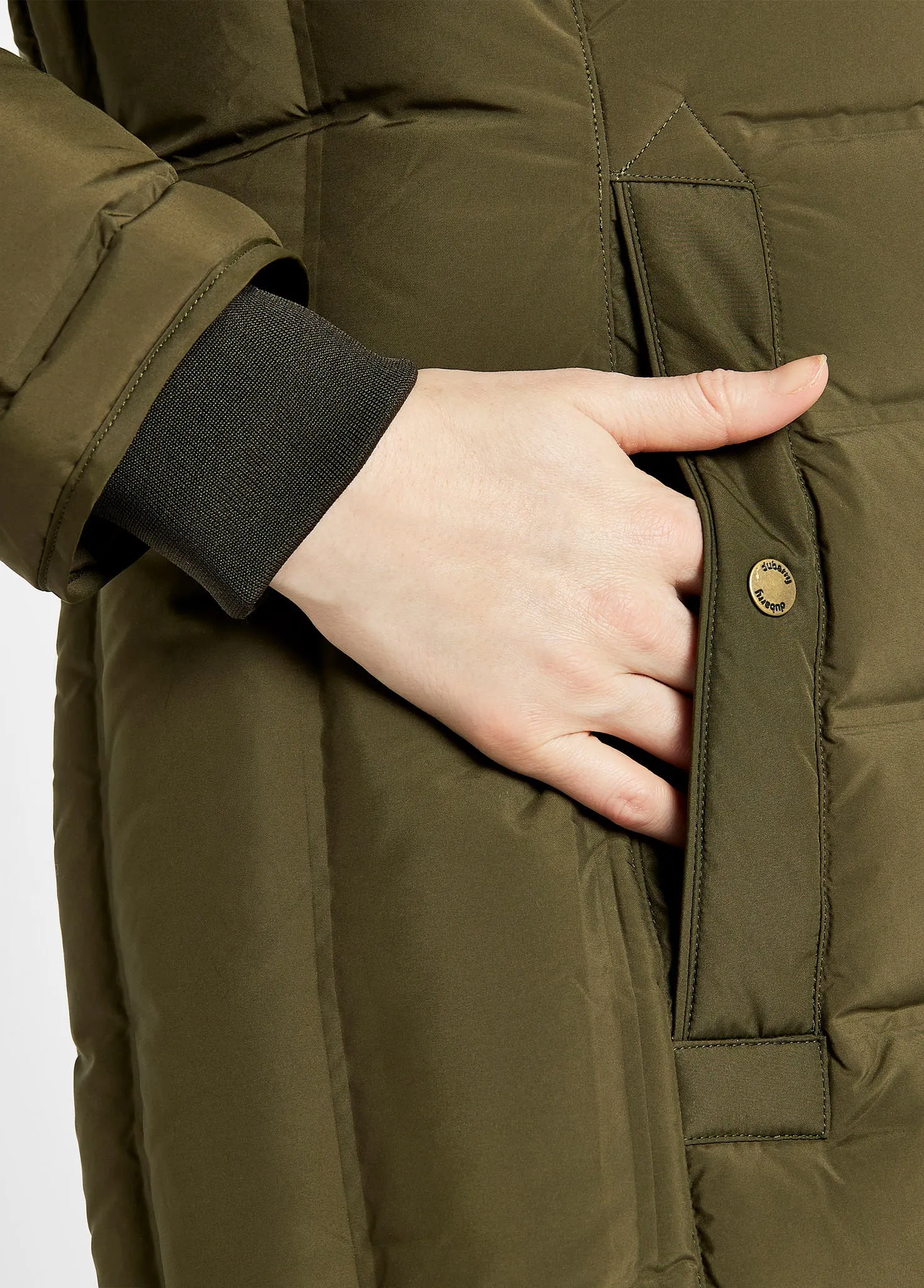 Meyers long length coat - Olive