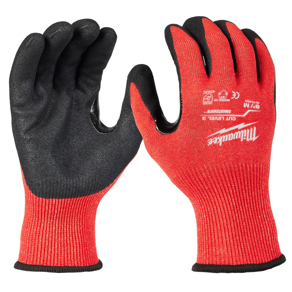 Milwaukee 48-73-8631E Cut Level 3 Nitrile Dipped Gloves - M