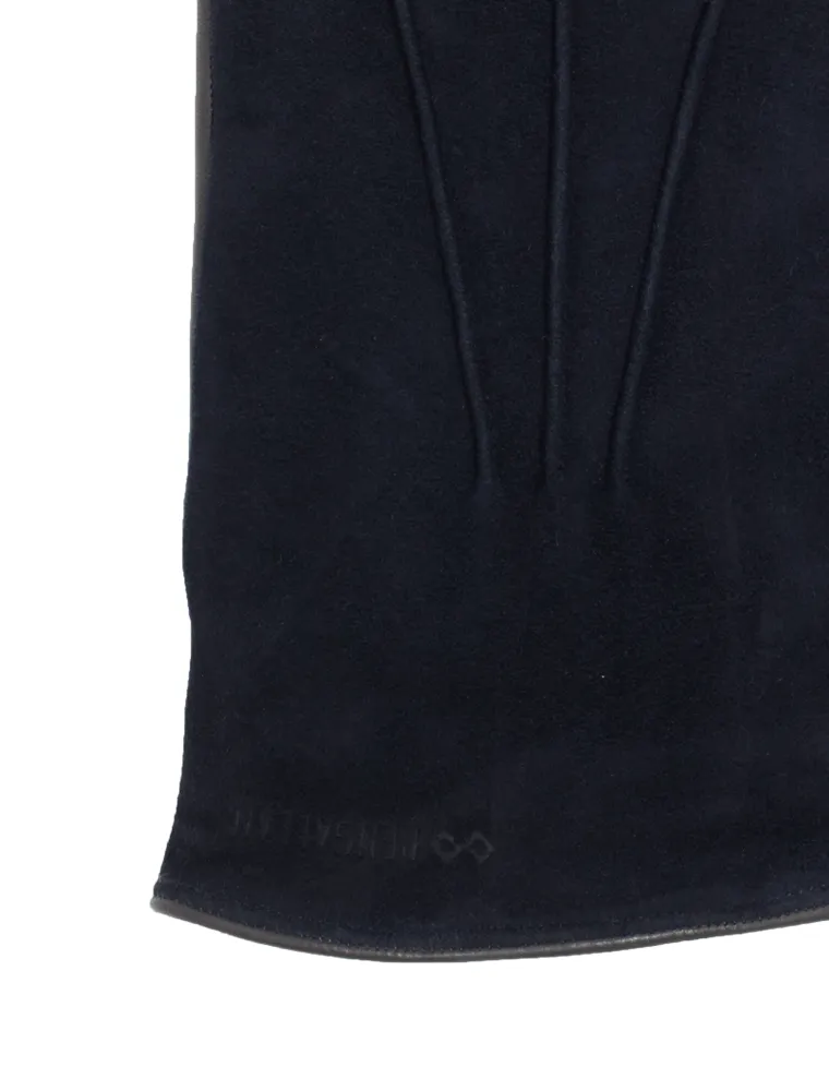 Navy/Grey Leather Genius Gloves