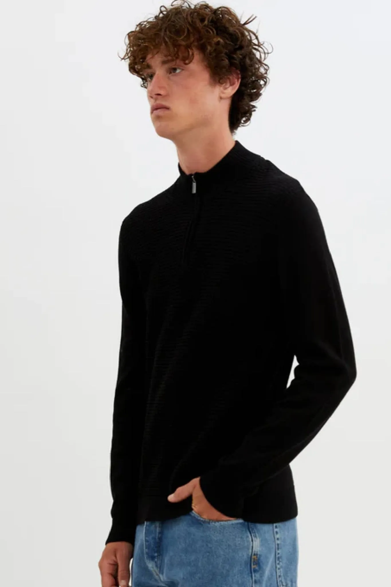 Nolan Half Zip Sweater