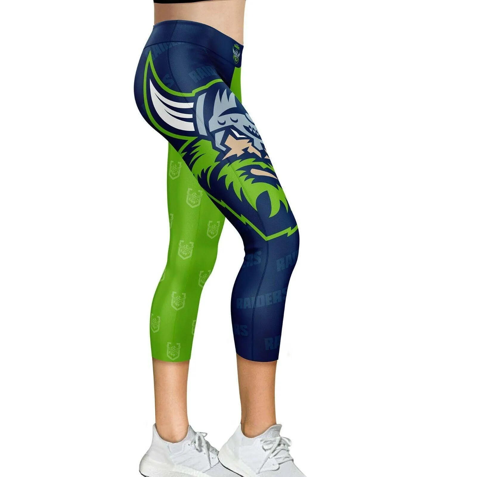 NRL Ladies LOGO Siren Active Wear Tights - Canberra Raiders - Leggings