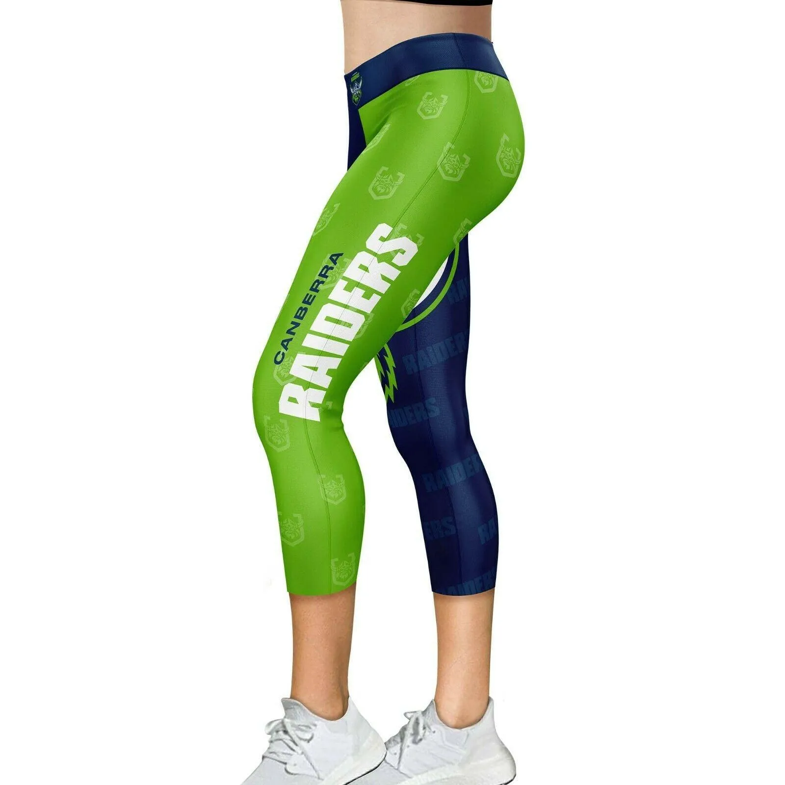 NRL Ladies LOGO Siren Active Wear Tights - Canberra Raiders - Leggings