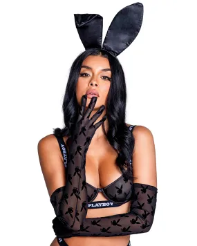 PBLI129 - Playboy Bunny Noir Gloves