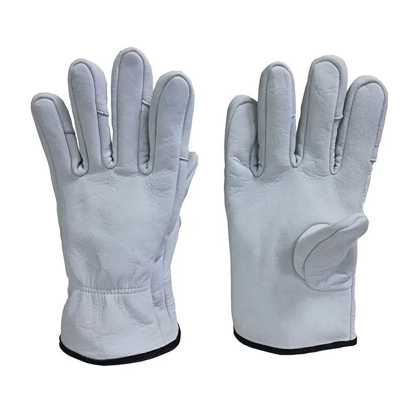 Pig Skin Leather Gloves  Mens Work Safety Working Mens Mechanical Repairing Womens Gardening Gloves