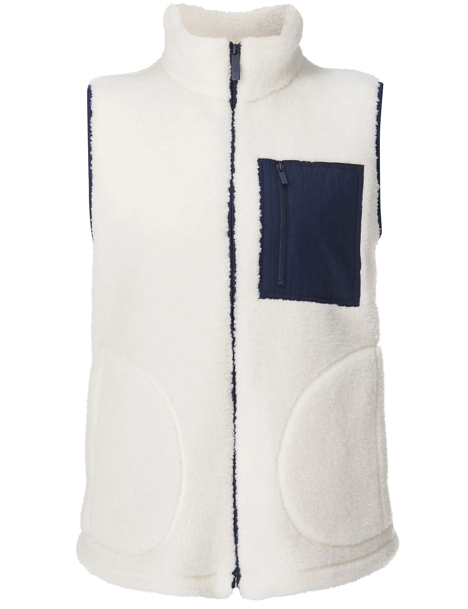 Plush Gilet - Lily White