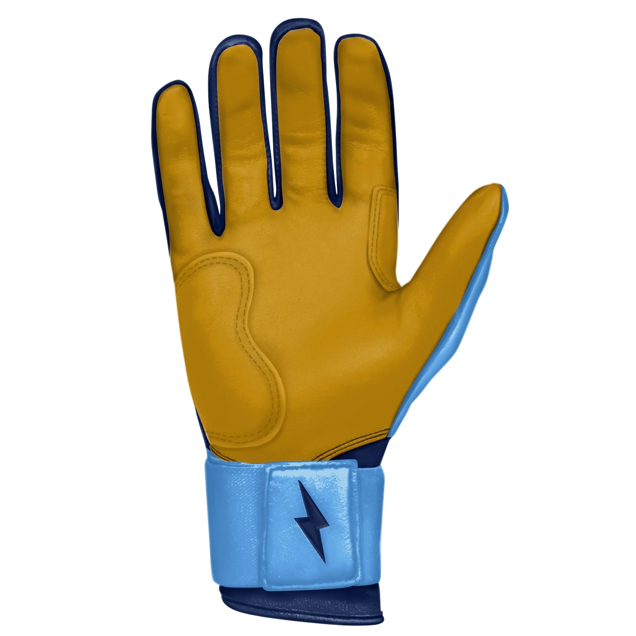 PREMIUM PRO Creator Series Long Cuff Batting Gloves | Carolina Blue