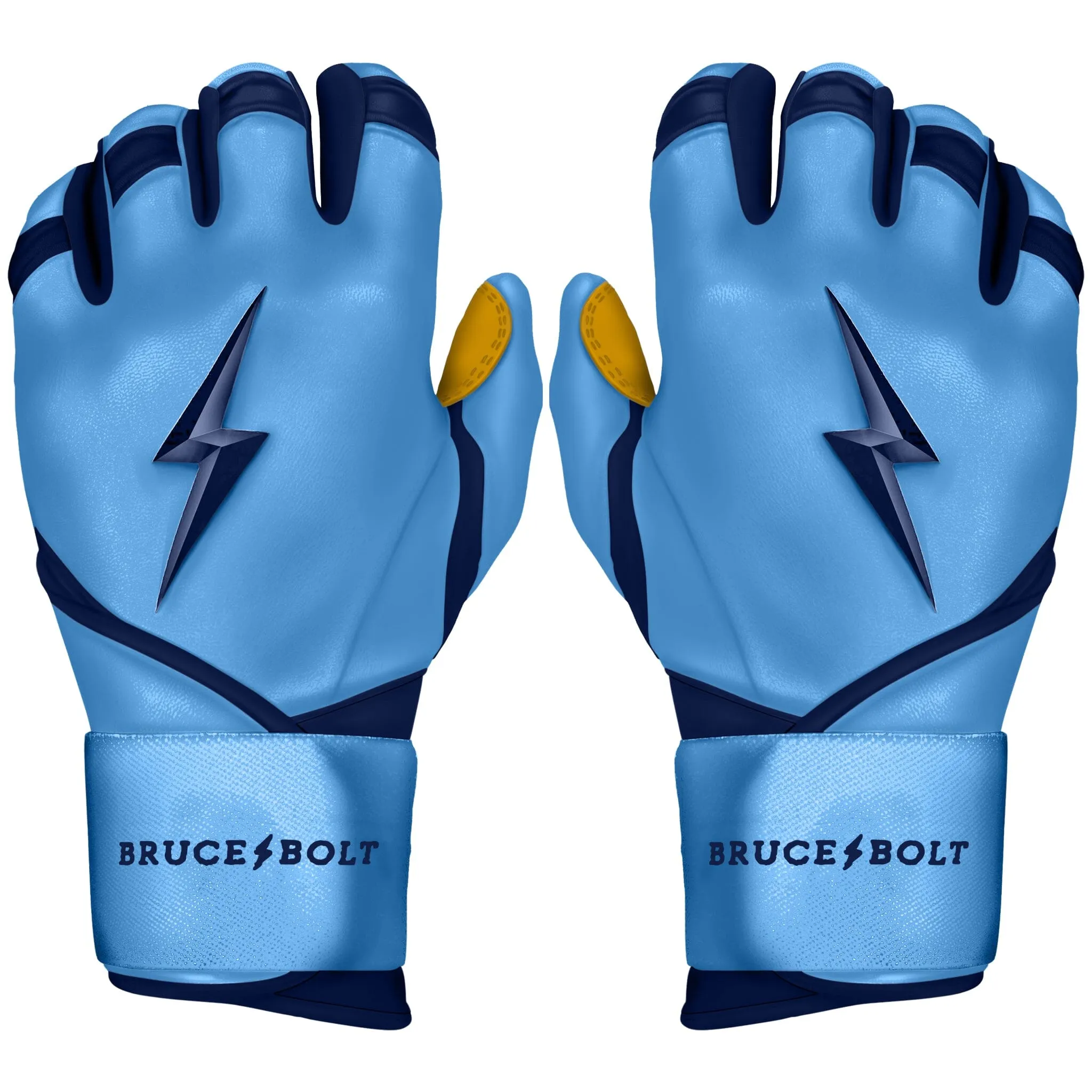 PREMIUM PRO Creator Series Long Cuff Batting Gloves | Carolina Blue