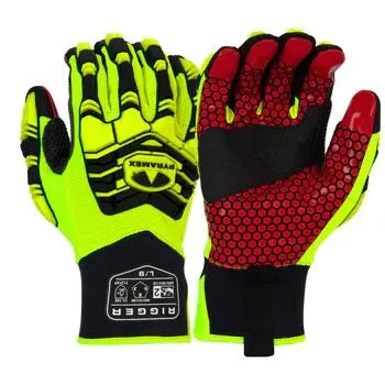 Pyramex Synth. Leather Silicone Impact Gloves GL807HT 6 pairs