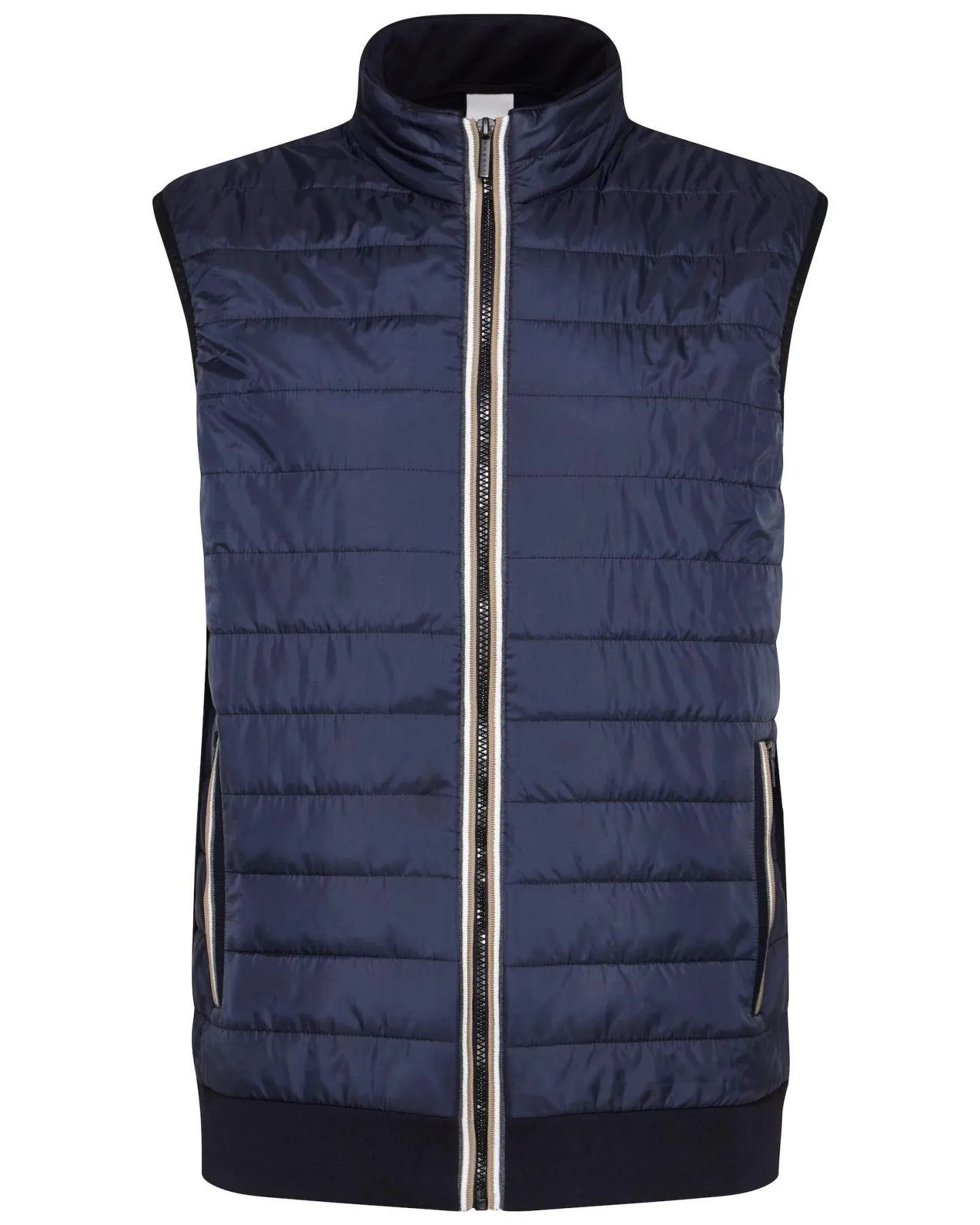 Quilted Knit Vest 8850-35144 Navy