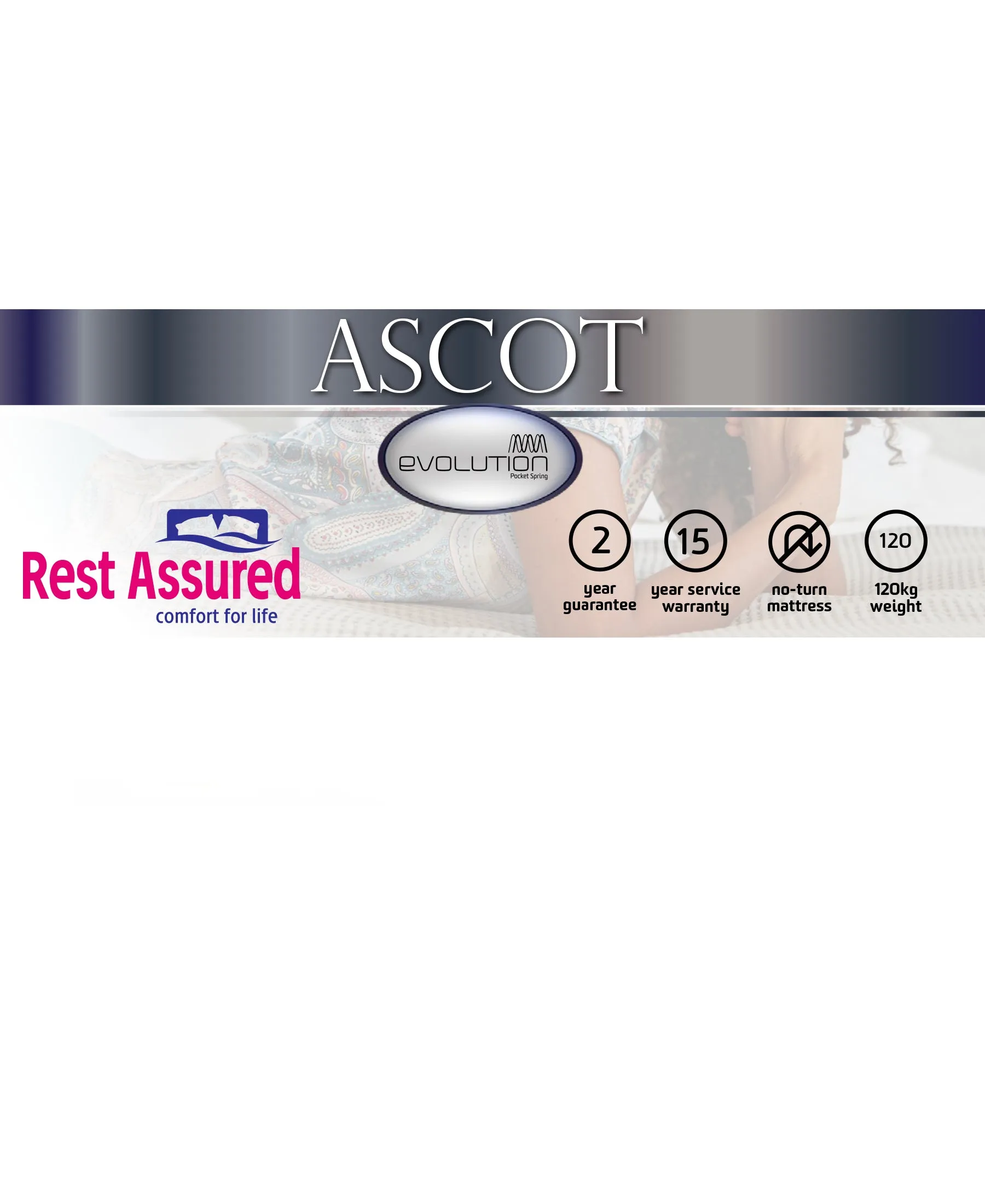 Rest Assured Ascot Single Bed