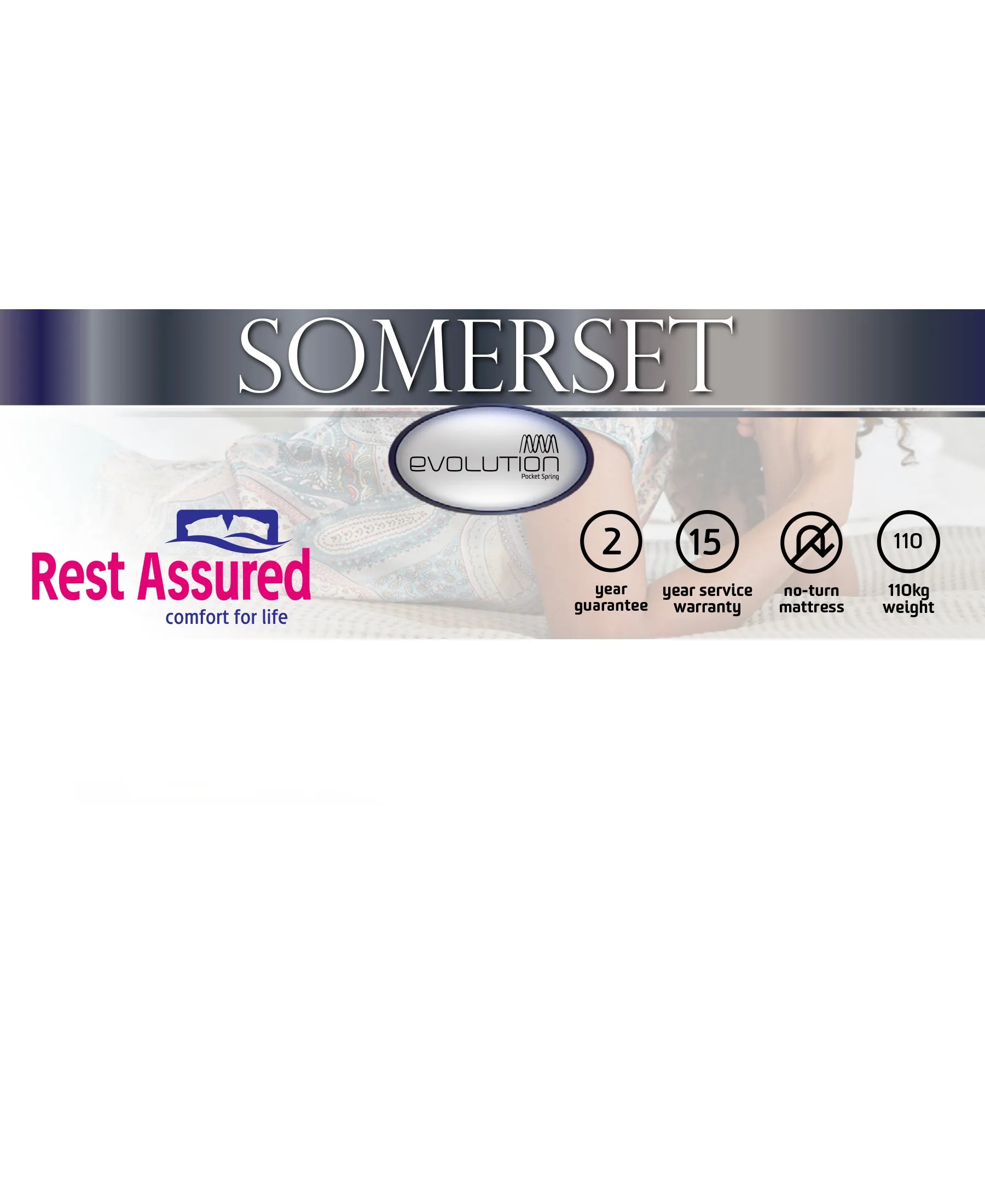 Rest Assured Somerset 3/4 Bed