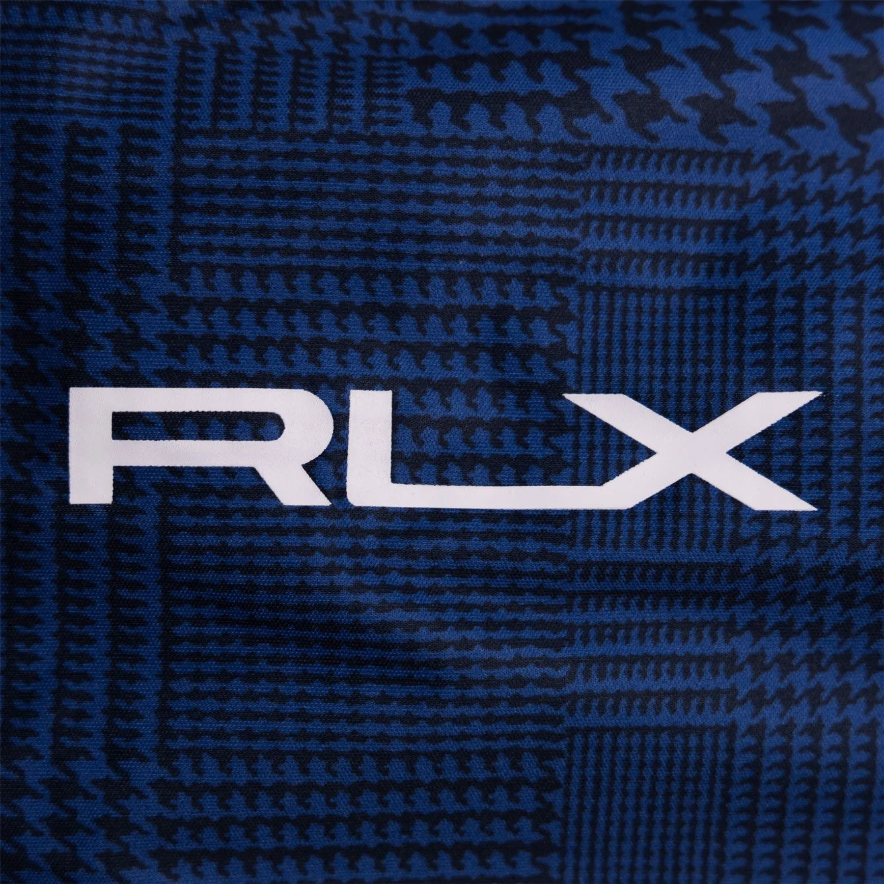 RLX Stratus 2L Poly Vest French Navy Glenplaid Patchwork - SS23