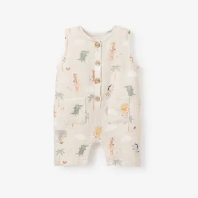 Seaside Safari Organic Muslin Shortall