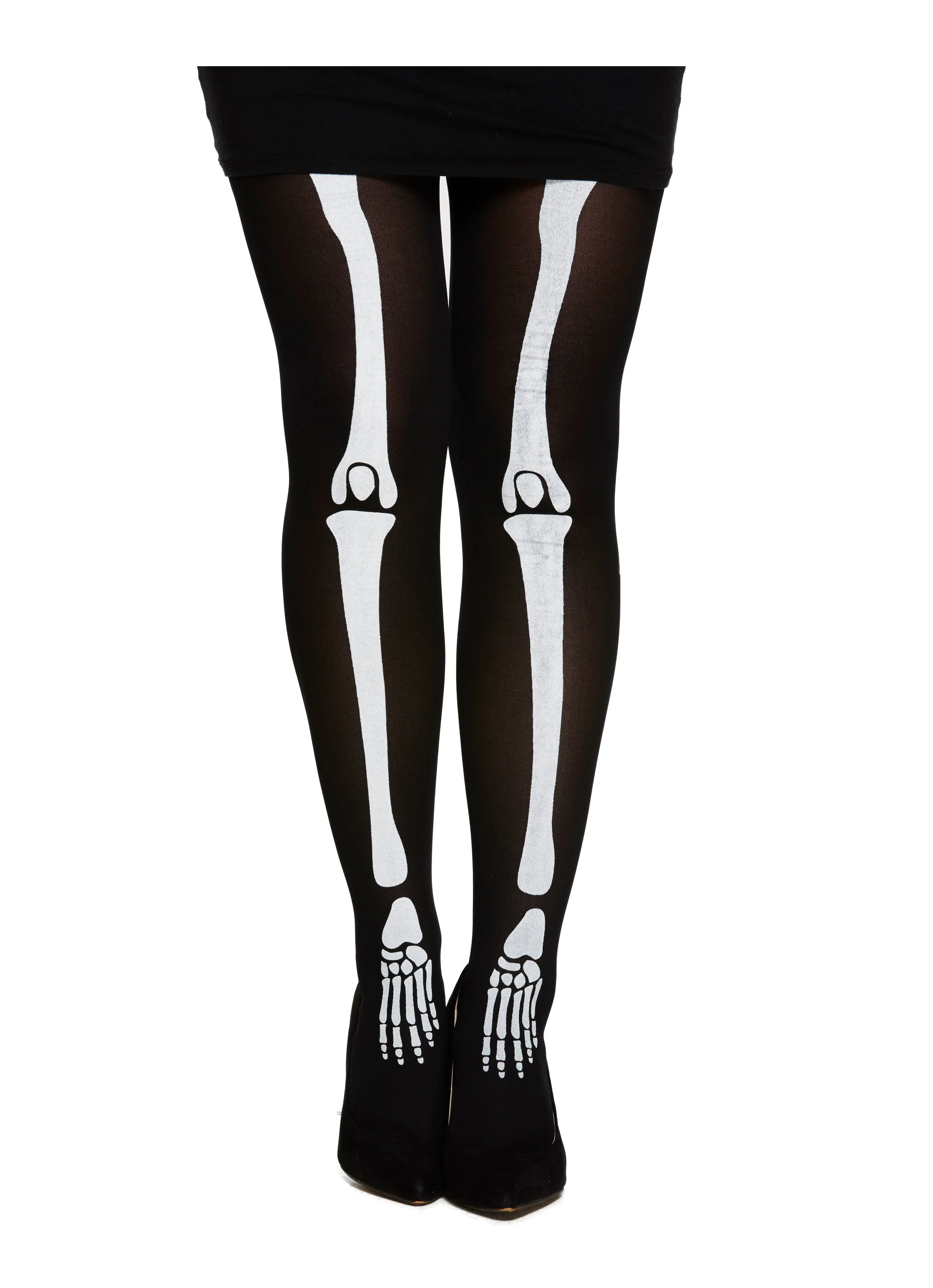 Skeleton Tights - Spooky and Stylish Legwear for Halloween