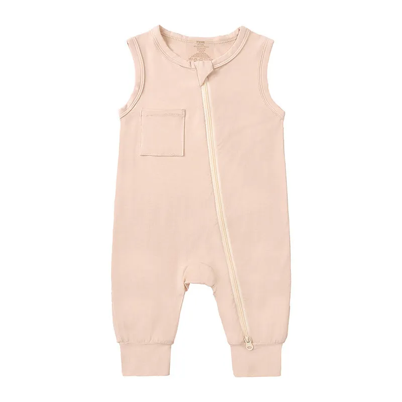 Sleeveless Side Zipper Summer Romper (Take 2 for $40)