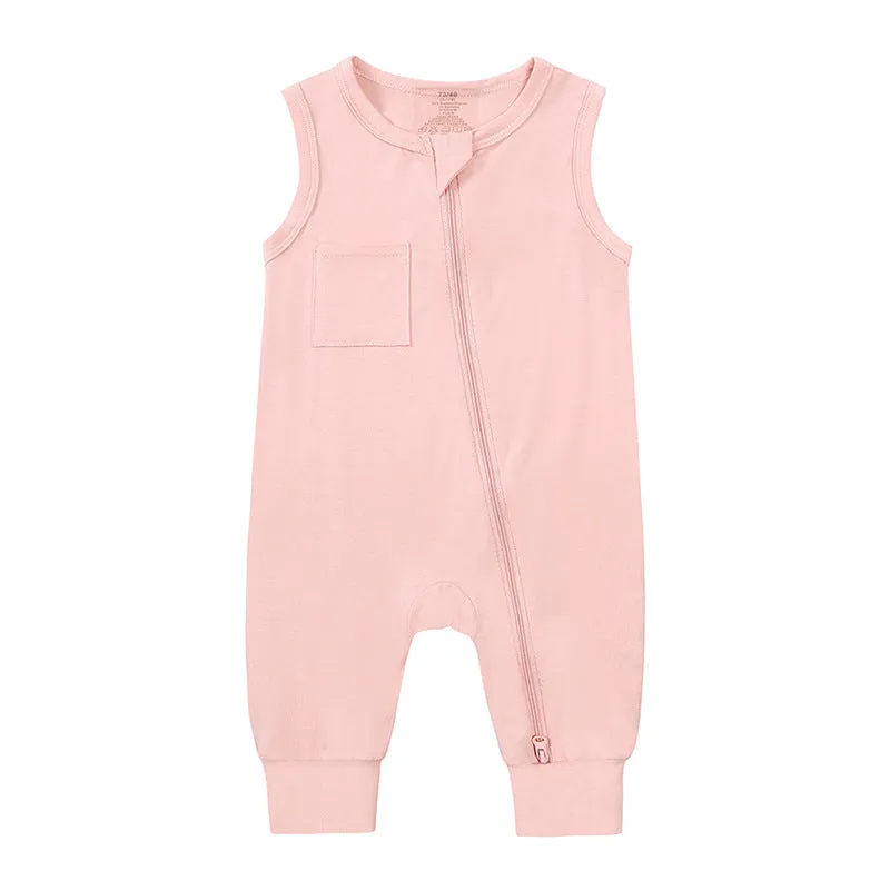 Sleeveless Side Zipper Summer Romper (Take 2 for $40)